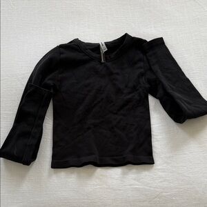 Aritzia Black Long Sleeve Top